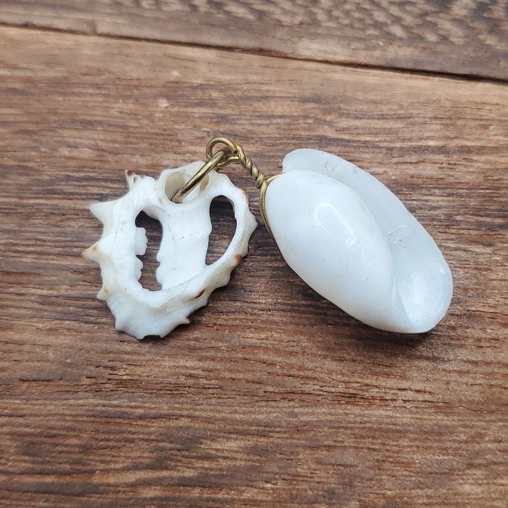 Authentic seashell pendant‎ bridal bliss wedding